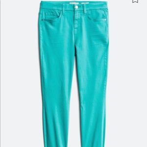 Jen 7 by 7 for all Mankind cropped frayed hem skinny jean